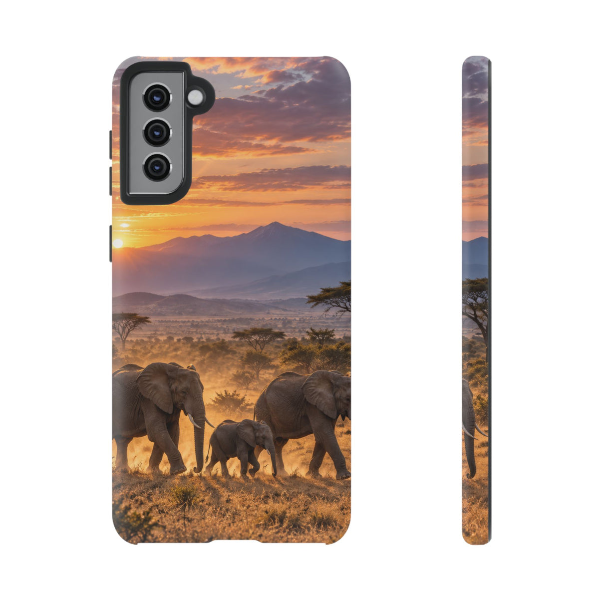 Elephants at First Light Samsung Galaxy Tough Case | african elephants
