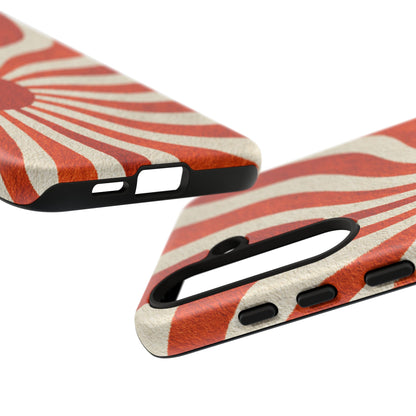 Terracotta Sunburst Samsung Galaxy Tough Phone Case