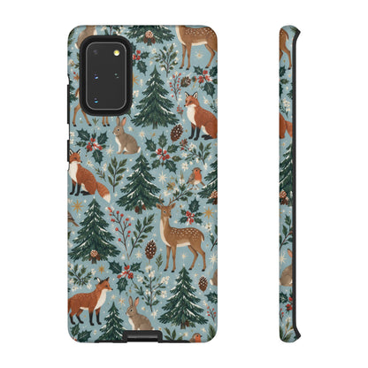 Winter Woodland Gathering Samsung Galaxy Tough Case | woodland christmas