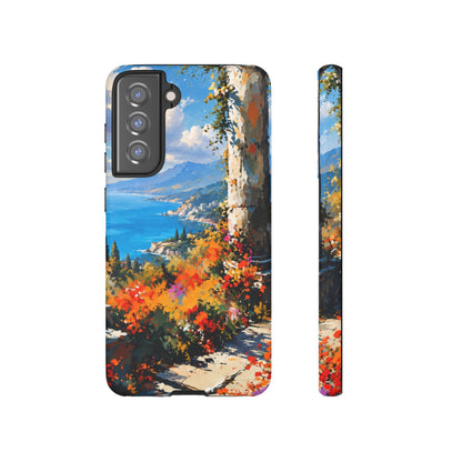 Azure Sanctuary Samsung Galaxy Tough Case | Painterly Coastal Landscape