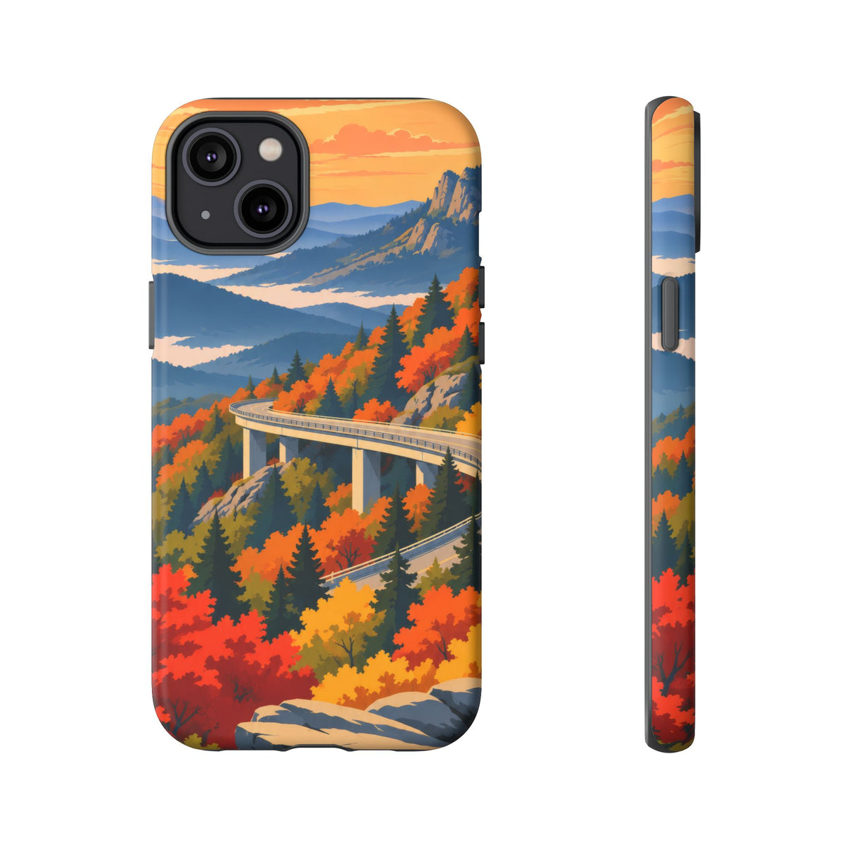 Blue Ridge Parkway — Viaduct Morning iPhone Tough Case