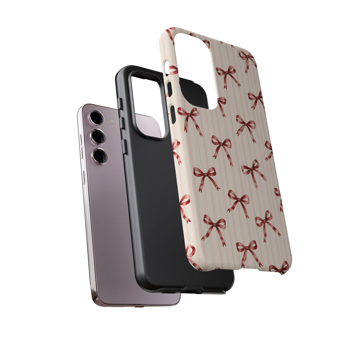 Red Bow Samsung Galaxy Tough Case | Ribbon Waltz