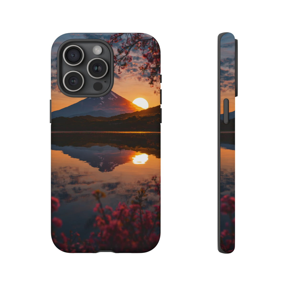 Fuji Golden Reflection iPhone Tough Phone Case