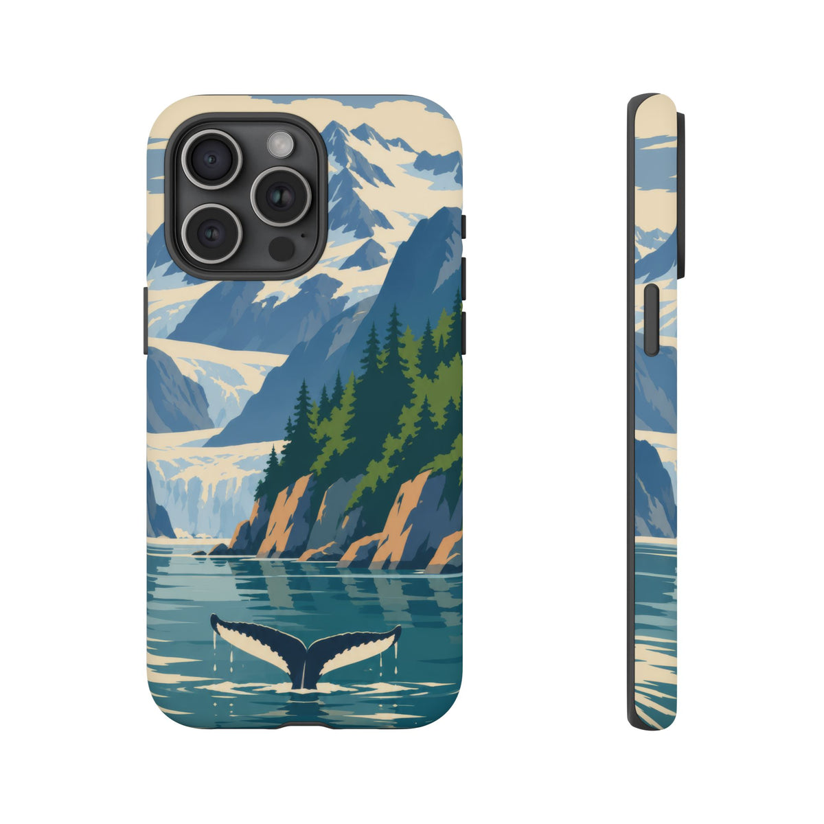 Glacier Bay — Fjord Silence iPhone Tough Case
