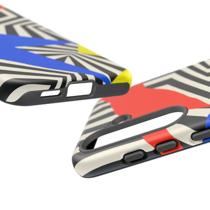 Broken Signal Samsung Galaxy Tough Case | Optical Stripe Art