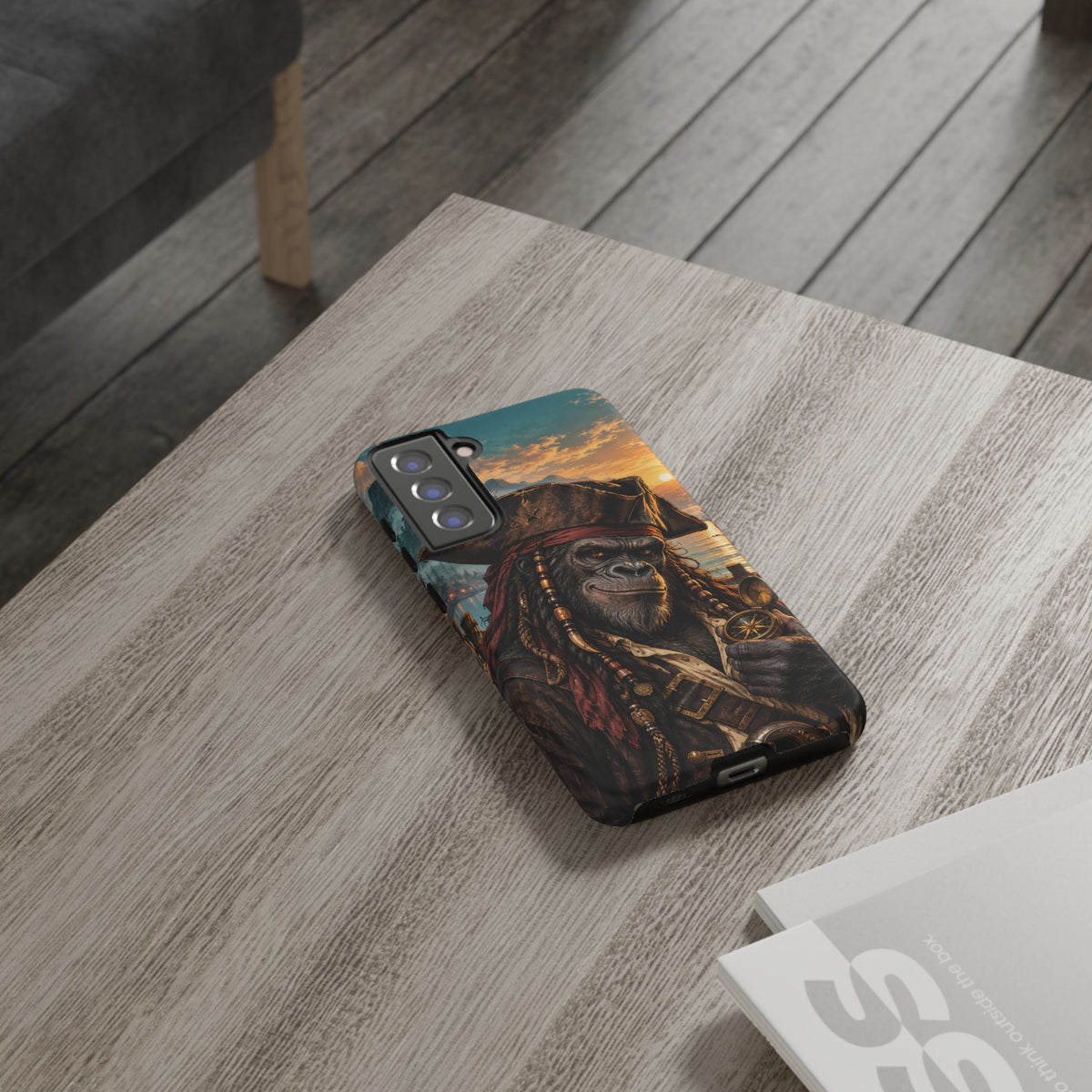Pirate Gorilla Samsung Galaxy Tough Case | Captain Silverback