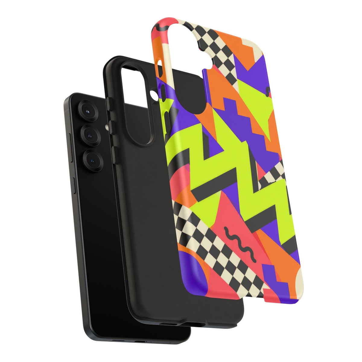 Acid Arcade Samsung Galaxy Tough Case | Bright Retro Geometry