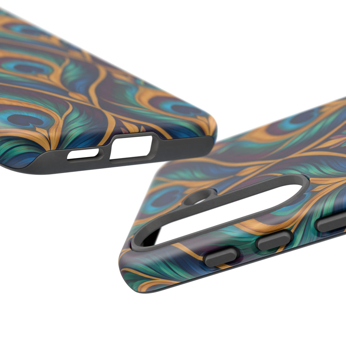 Peacock Nocturne Samsung Galaxy Tough Case | art deco