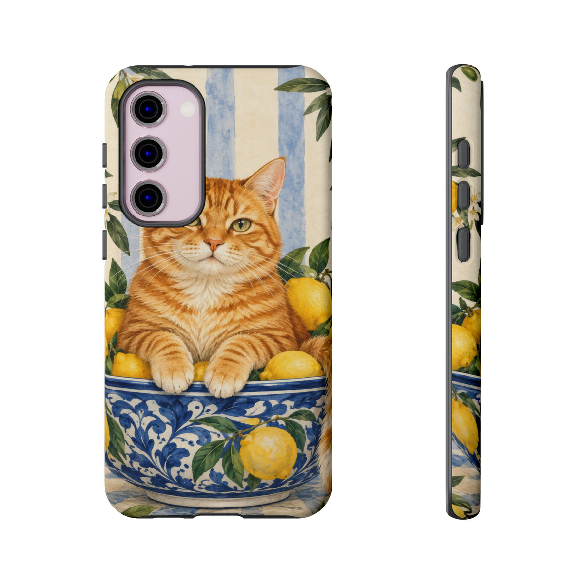 Citrus Inspector Samsung Galaxy Tough Case | ginger cat