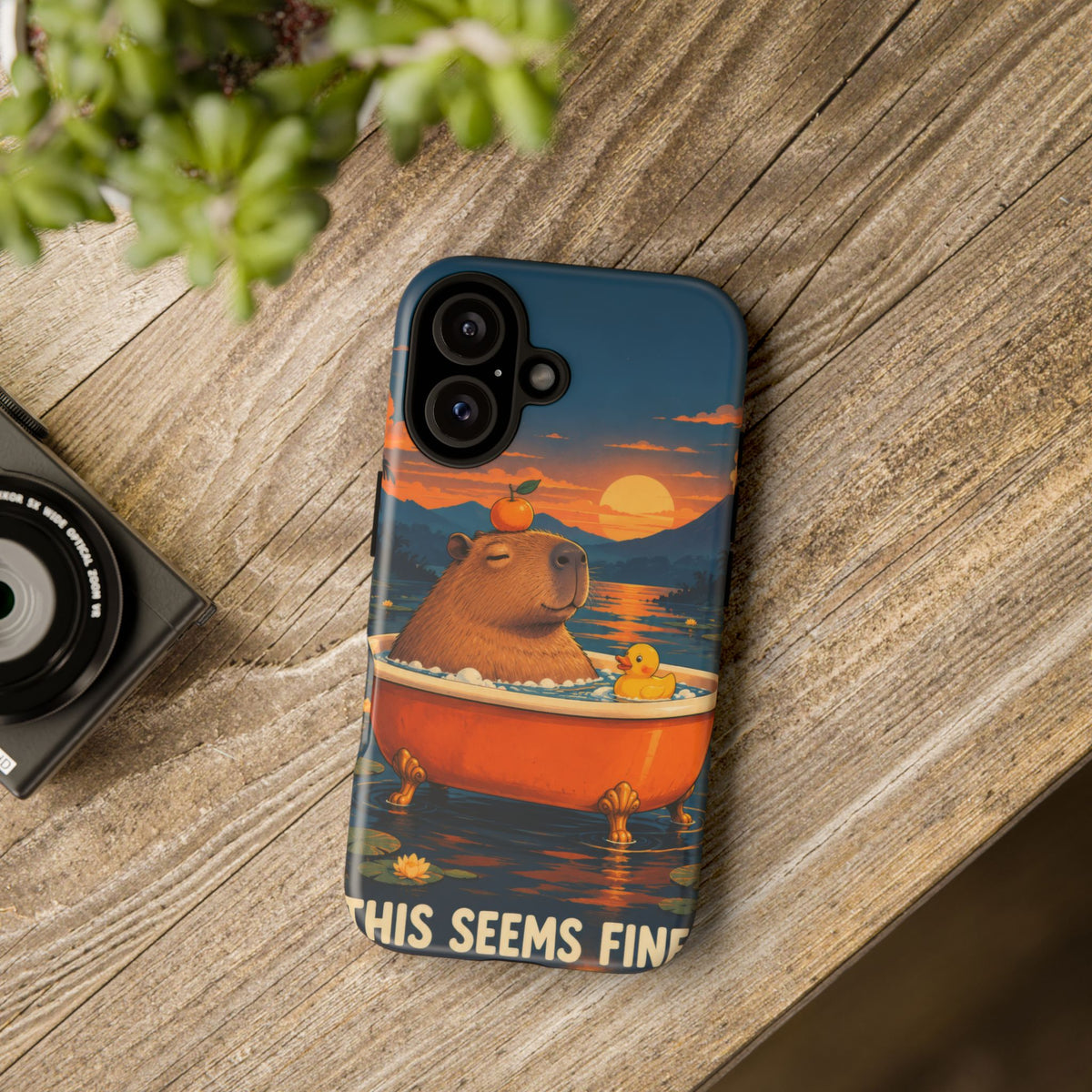 Minor Inconvenience iPhone Tough Case | funny capybara