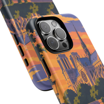Notre Dame — Cathedral Twilight iPhone Tough Case