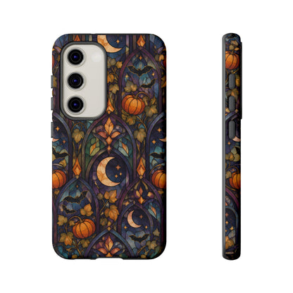 Amber Moon Window Samsung Galaxy Tough Case | celestial halloween