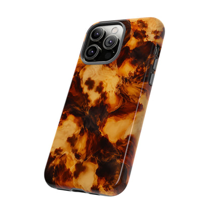 Amber Marble iPhone Tough Case | Amber Mosaic