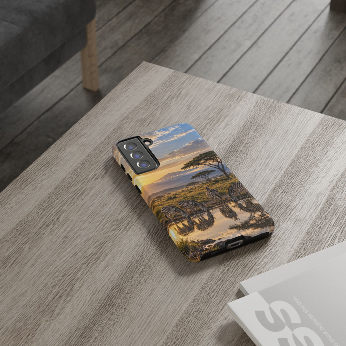 Zebra Water Mirror Samsung Galaxy Tough Case | zebra safari