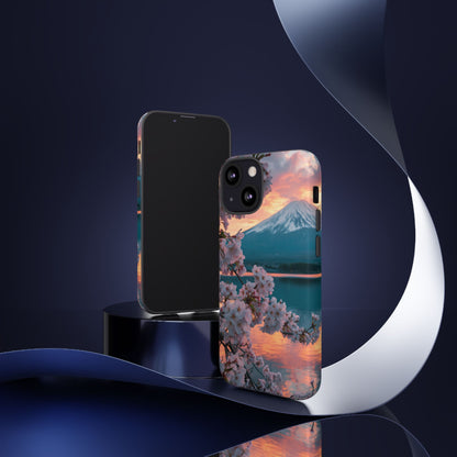 Fuji Petal Reflection iPhone Tough Phone Case