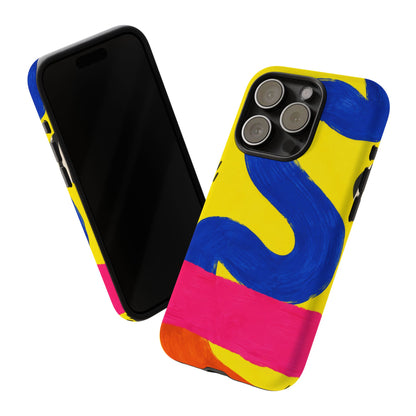 Offbeat iPhone Tough Case | Abstract Color Block Art