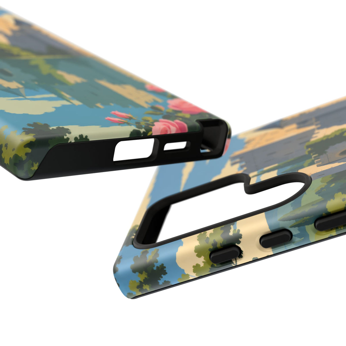 English Castle — Moat and Roses Samsung Galaxy Tough Case