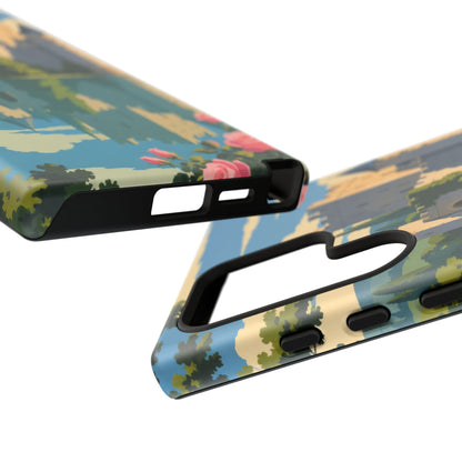 English Castle — Moat and Roses Samsung Galaxy Tough Case