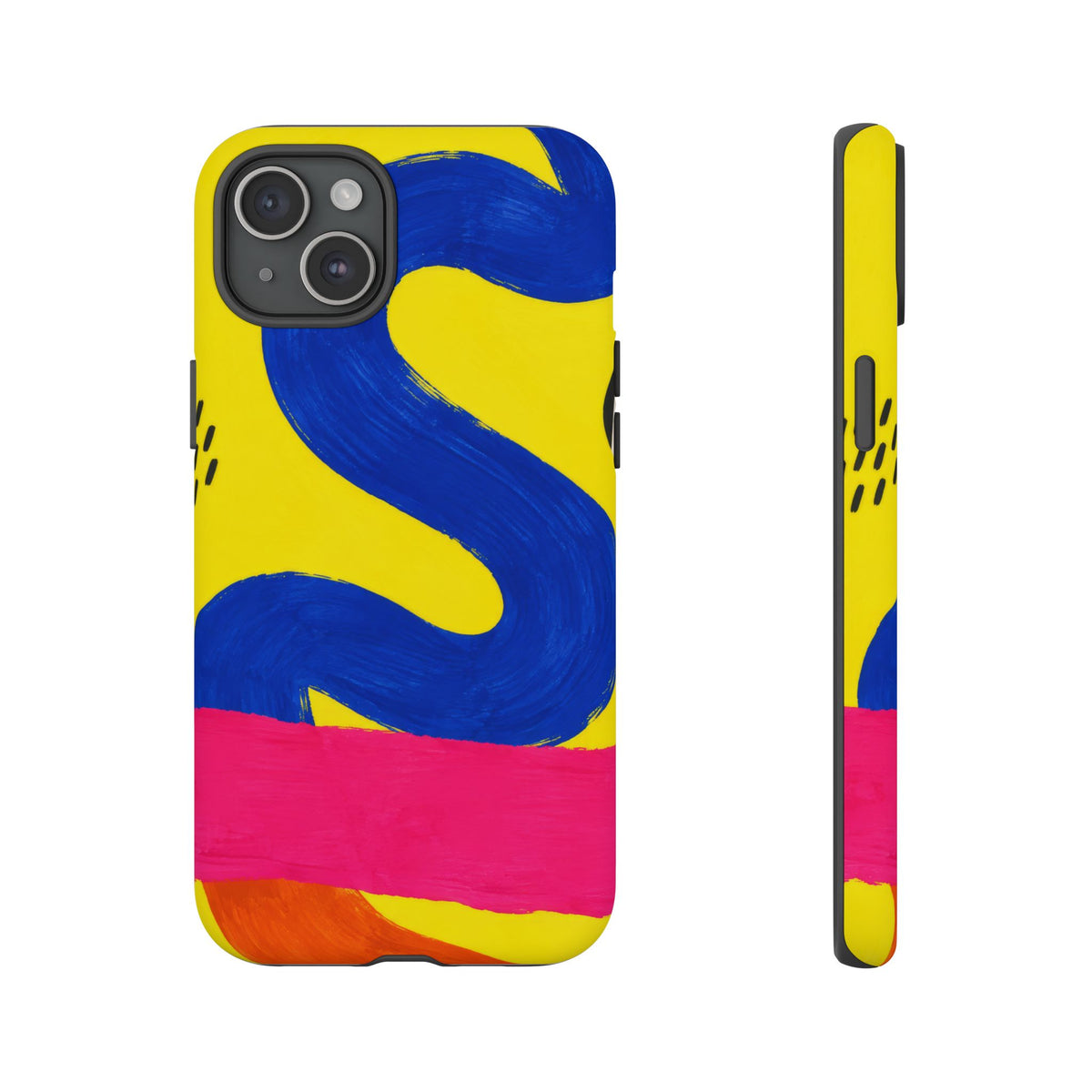Offbeat iPhone Tough Case | Abstract Color Block Art