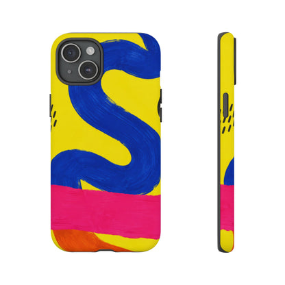 Offbeat iPhone Tough Case | Abstract Color Block Art