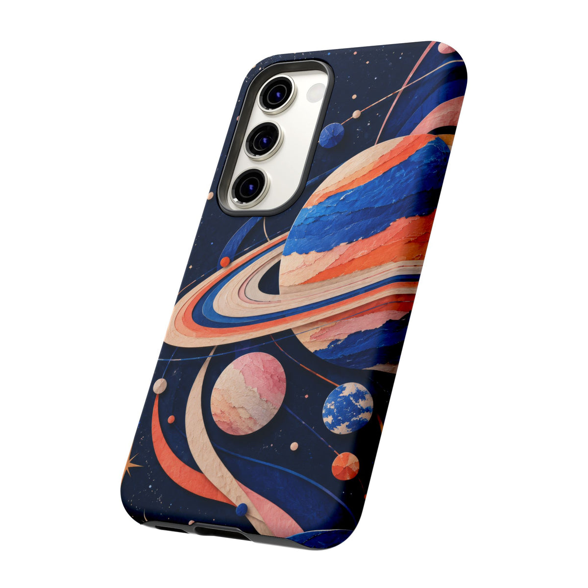 Cosmic Cut Paper Samsung Galaxy Tough Case | modern space