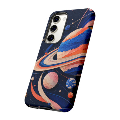 Cosmic Cut Paper Samsung Galaxy Tough Case | modern space