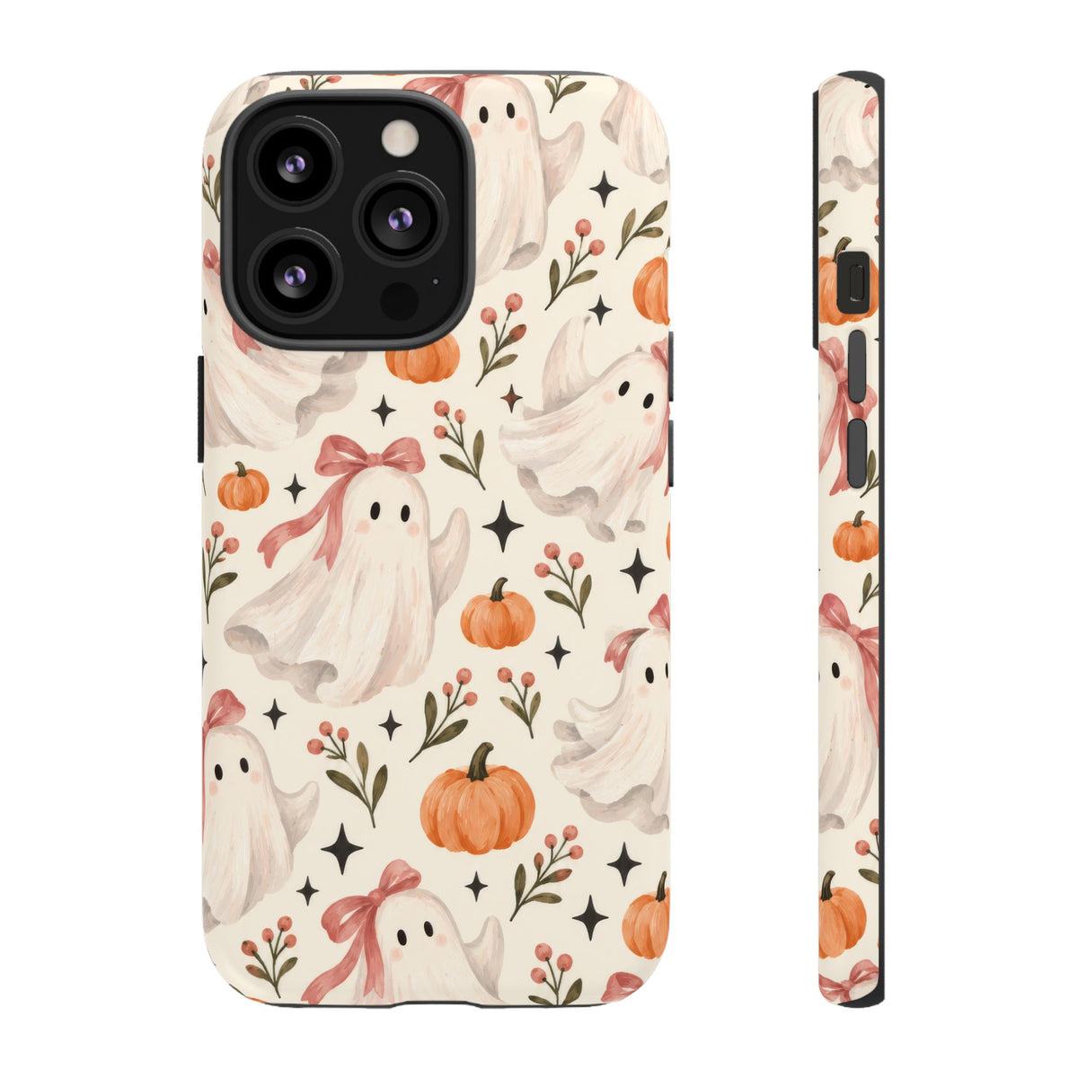 Blush Boo Social iPhone Tough Case | cute ghost