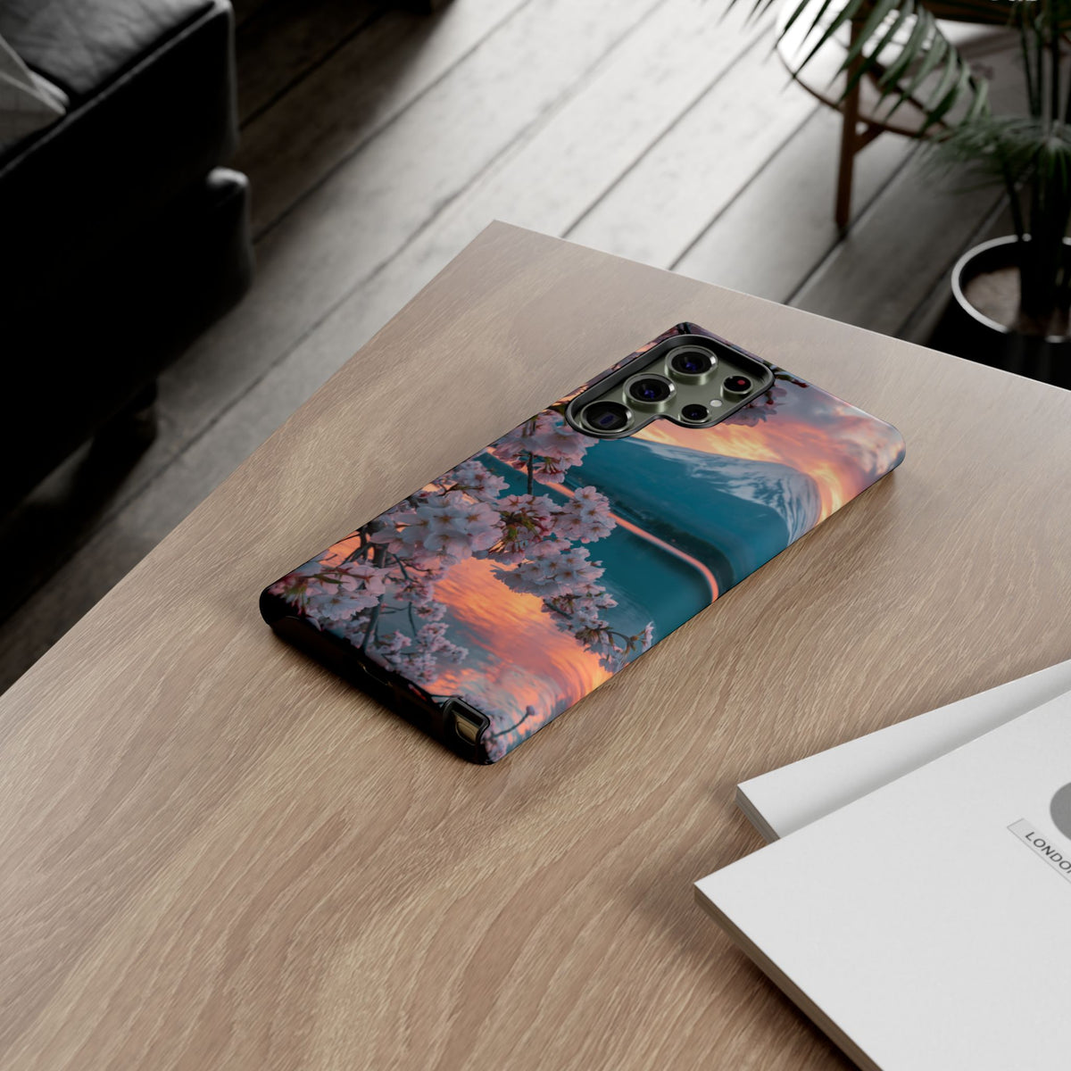 Fuji Petal Reflection Samsung Galaxy Tough Phone Case