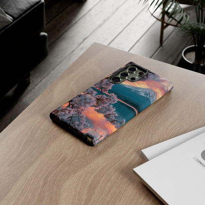Fuji Petal Reflection Samsung Galaxy Tough Phone Case