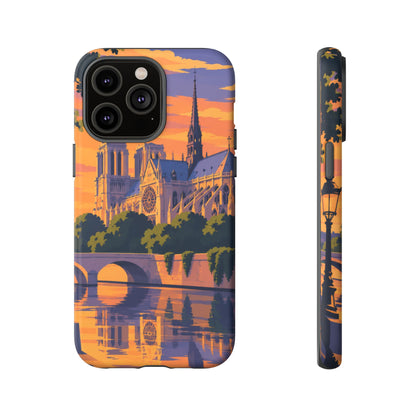 Notre Dame — Cathedral Twilight iPhone Tough Case