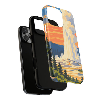 Yellowstone — Geyser Dawn iPhone Tough Case