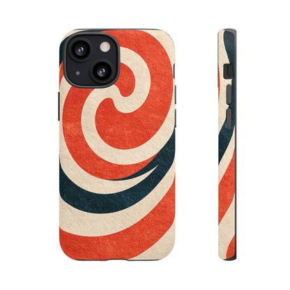 Ember Spiral iPhone Tough Phone Case