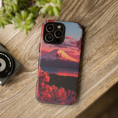 Fuji Rose Horizon iPhone Tough Phone Case