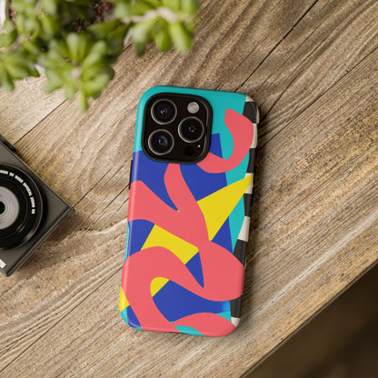 Cut Loose iPhone Tough Case | Retro Abstract Art