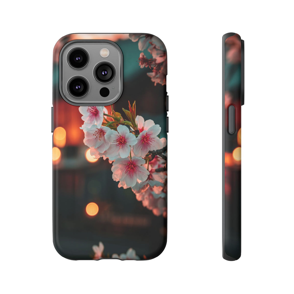 Kyoto Blossom Lanterns iPhone Tough Phone Case
