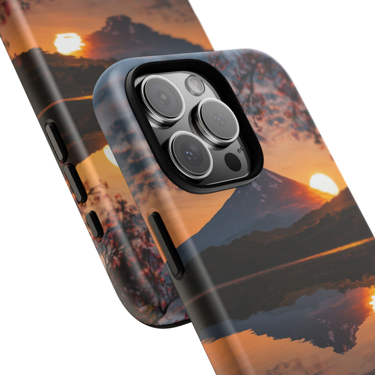 Fuji Golden Reflection iPhone Tough Phone Case