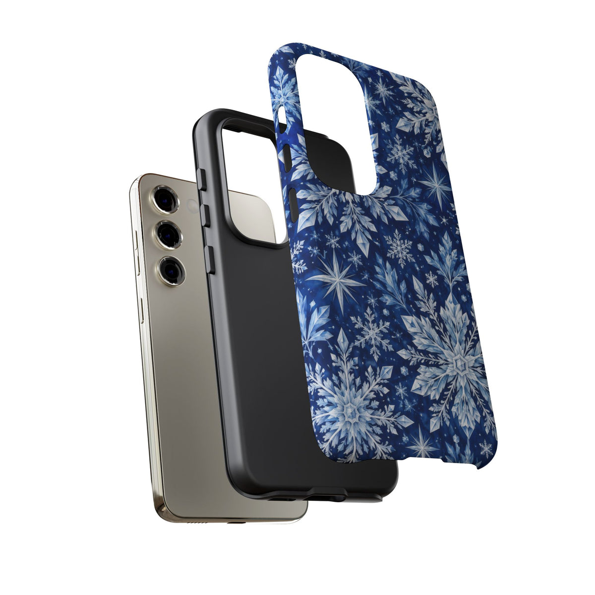 Frosted Midnight Samsung Galaxy Tough Case | snowflake
