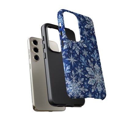 Frosted Midnight Samsung Galaxy Tough Case | snowflake