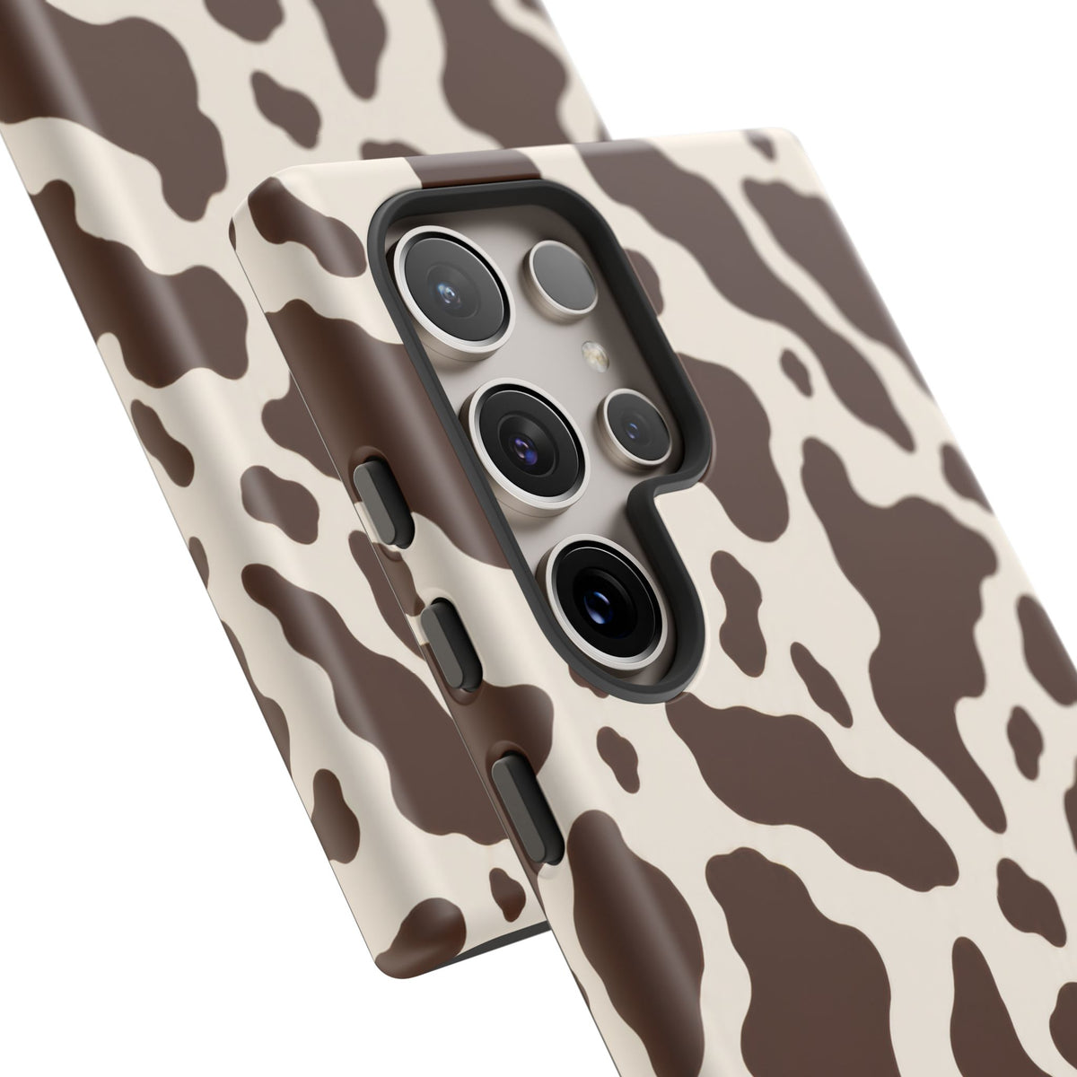 Cocoa Ranch Samsung Galaxy Tough Case | Brown Cow Print