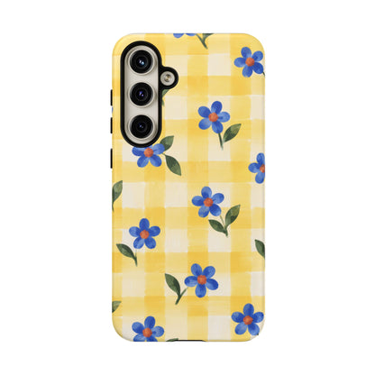 Buttercup Picnic Samsung Galaxy Tough Case | yellow gingham