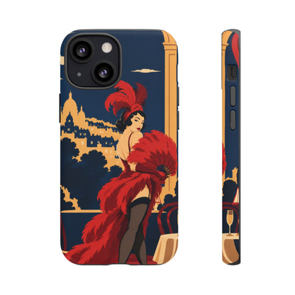 Moulin Rouge Dancer — Velvet Encore iPhone Tough Case | cabaret dancer
