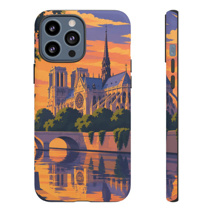 Notre Dame — Cathedral Twilight iPhone Tough Case