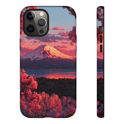 Fuji Rose Horizon iPhone Tough Phone Case