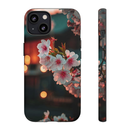 Kyoto Blossom Lanterns iPhone Tough Phone Case