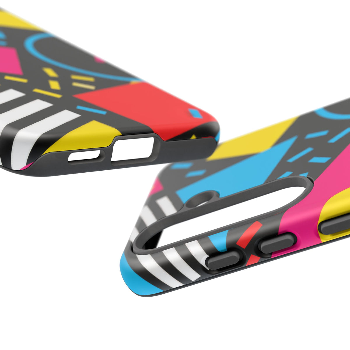 Midnight Confetti Samsung Galaxy Tough Case | Bright Abstract on Black