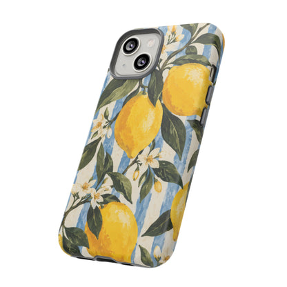 Riviera Lemons iPhone Tough Case | lemon print