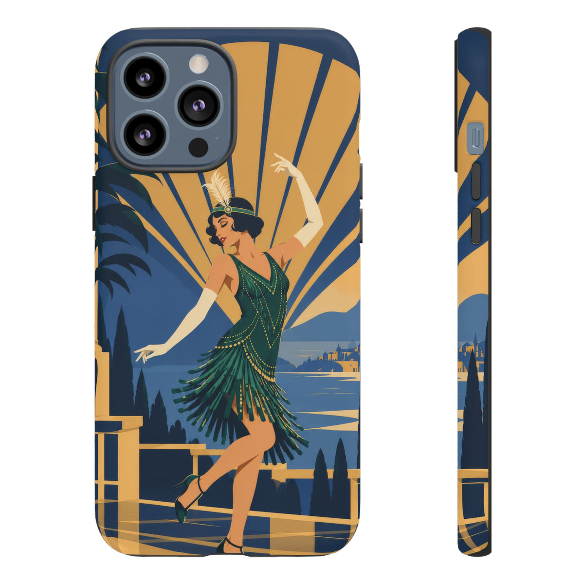 1920s Flapper — Jazz After Dark iPhone Tough Case