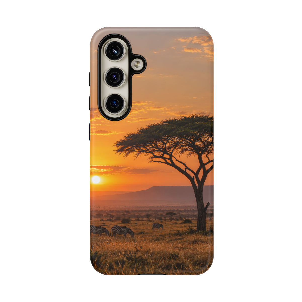 Amber Acacia Samsung Galaxy Tough Case | african sunset