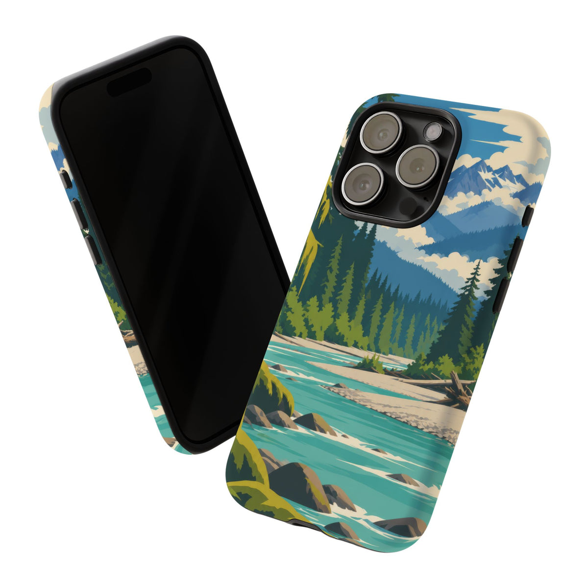 Hoh Rain Forest — Rivergreen iPhone Tough Case