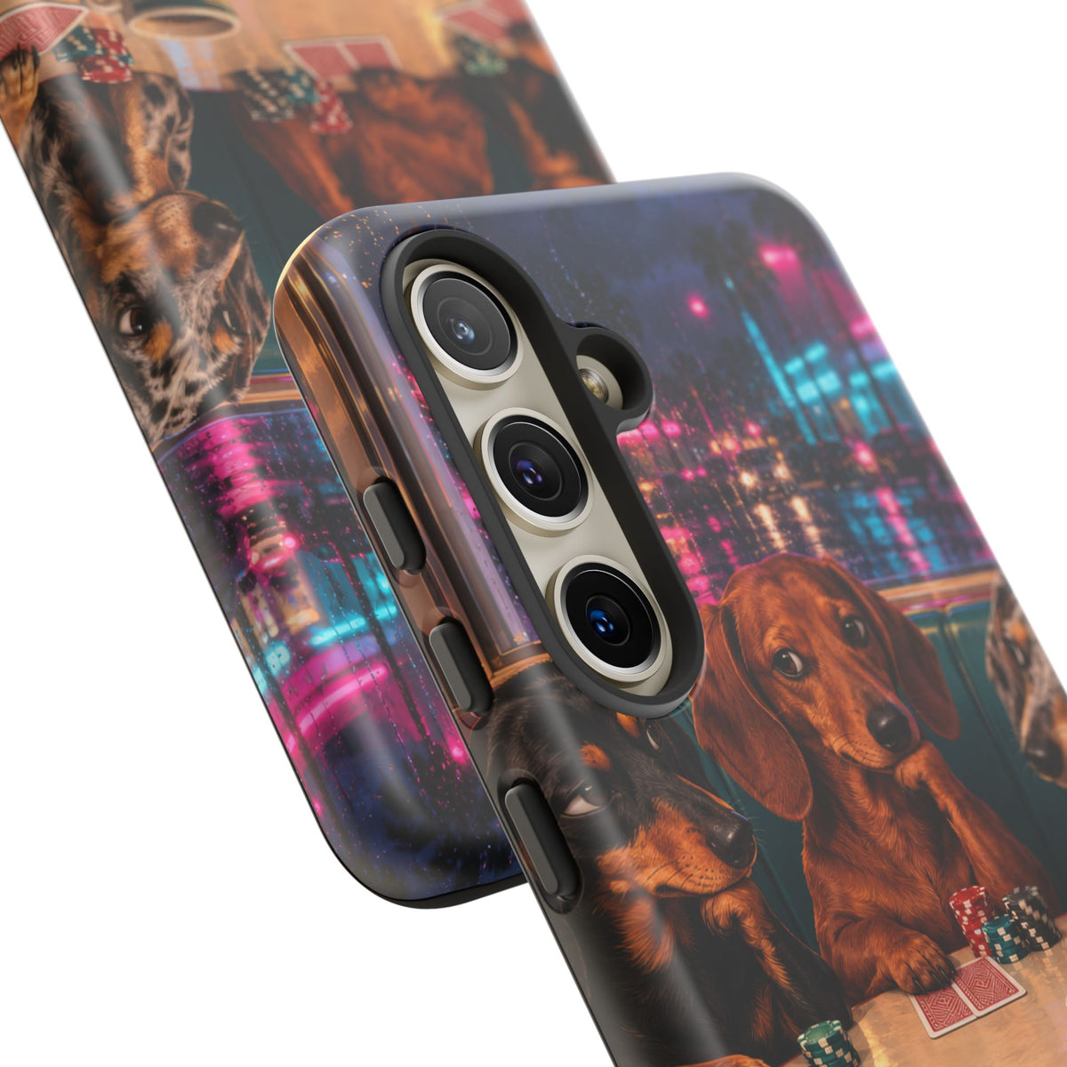 All-Night Aces Samsung Galaxy Tough Case | dachshund poker